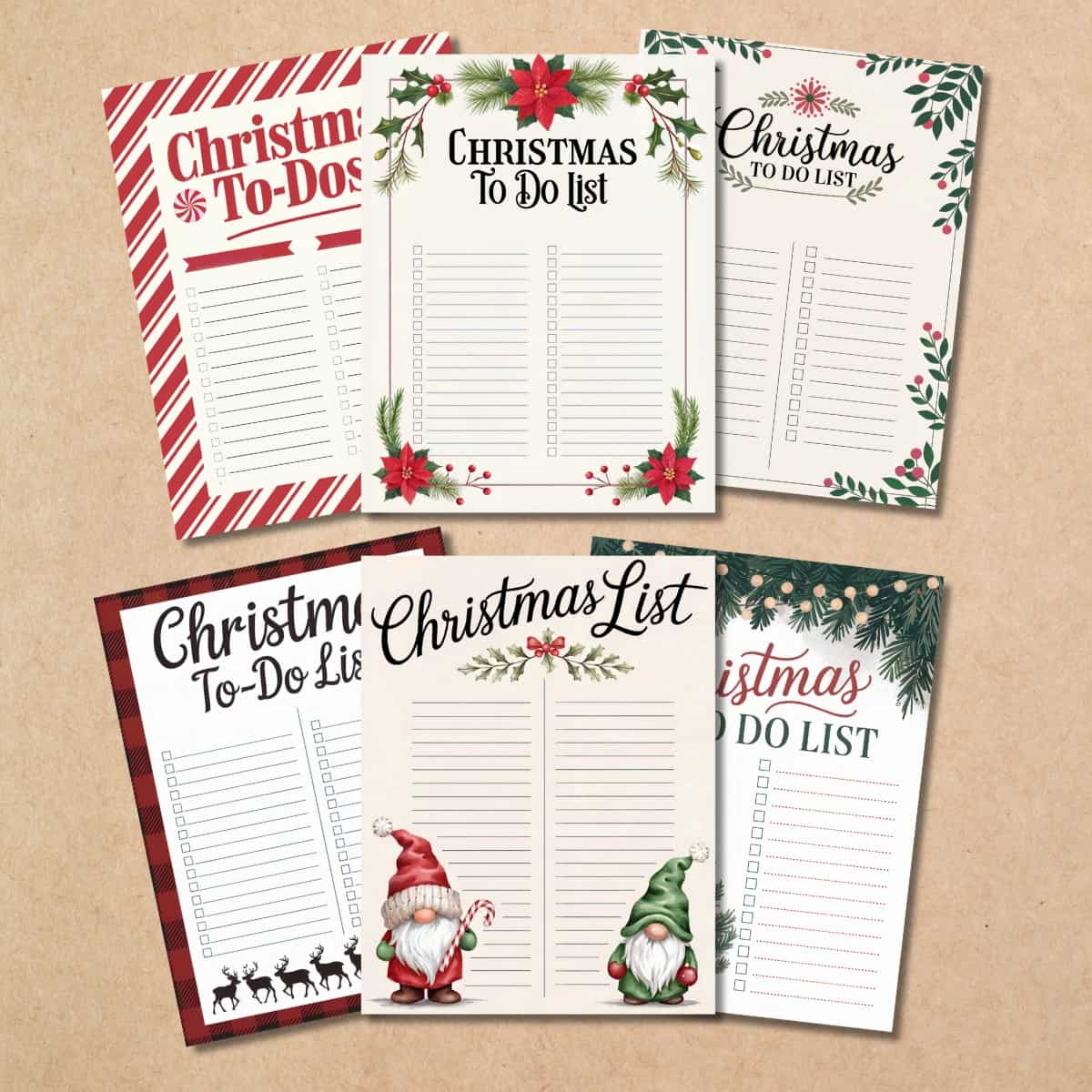 christmas to do lists