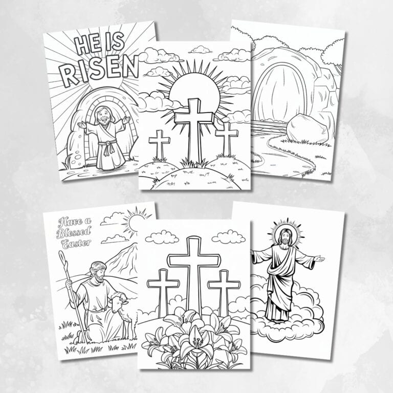 15 Free Religious Easter Coloring Pages