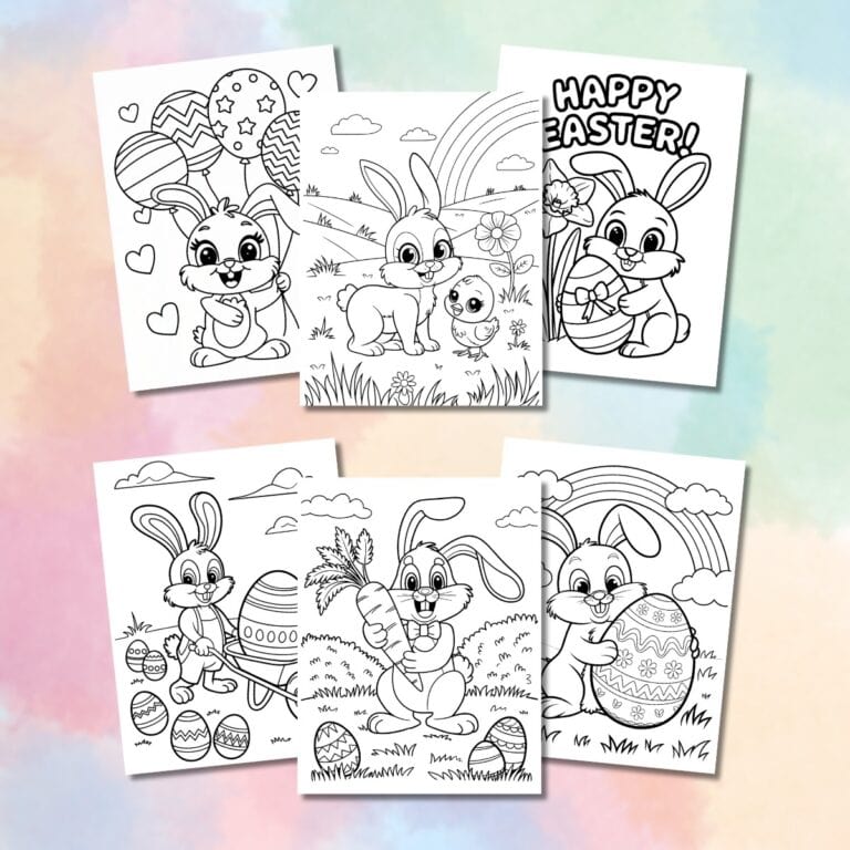 40 Free Easter Bunny Coloring Pages for Kids and Adults