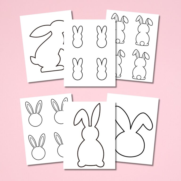 Free Printable Easter Bunny Templates for Kids