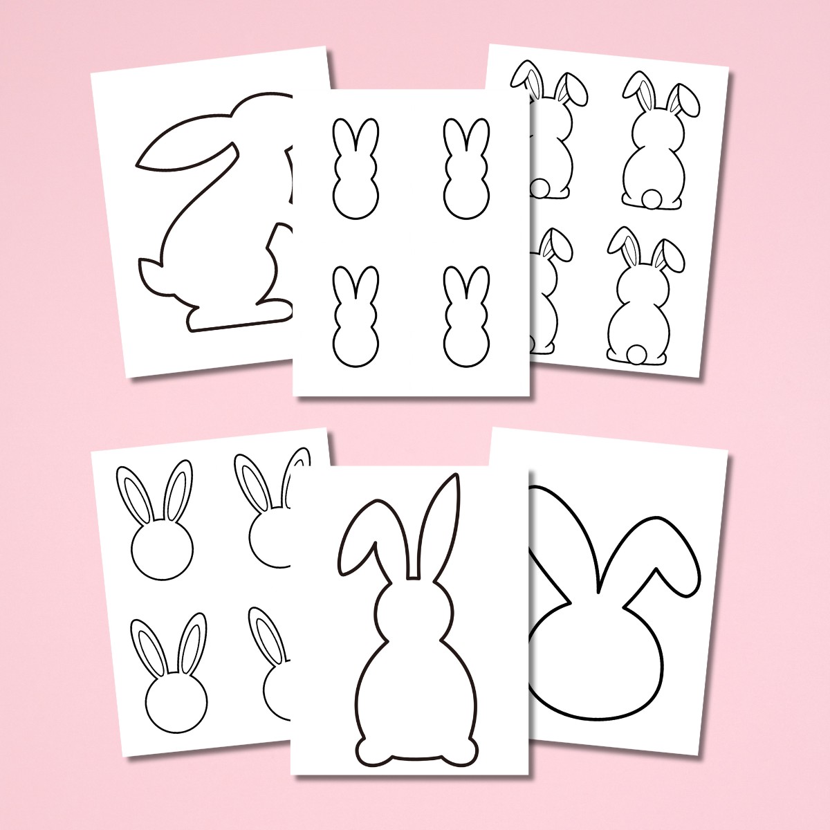 Free Printable Easter Bunny Templates for Kids