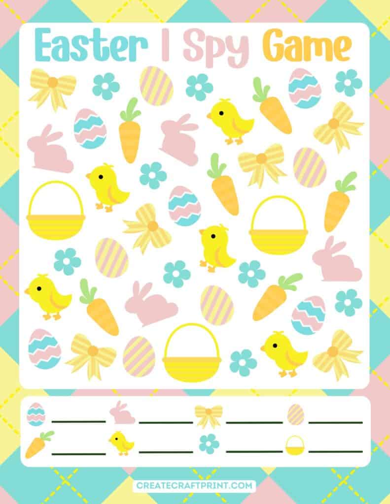 easter i spy printable for kids